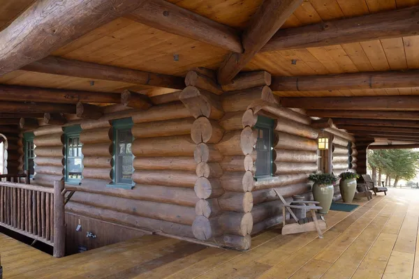 a view of outdoor space with seating area