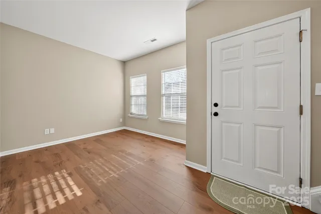 wooden floor in an empty room