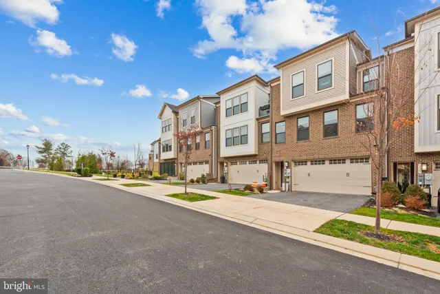 a street view along with residential houses