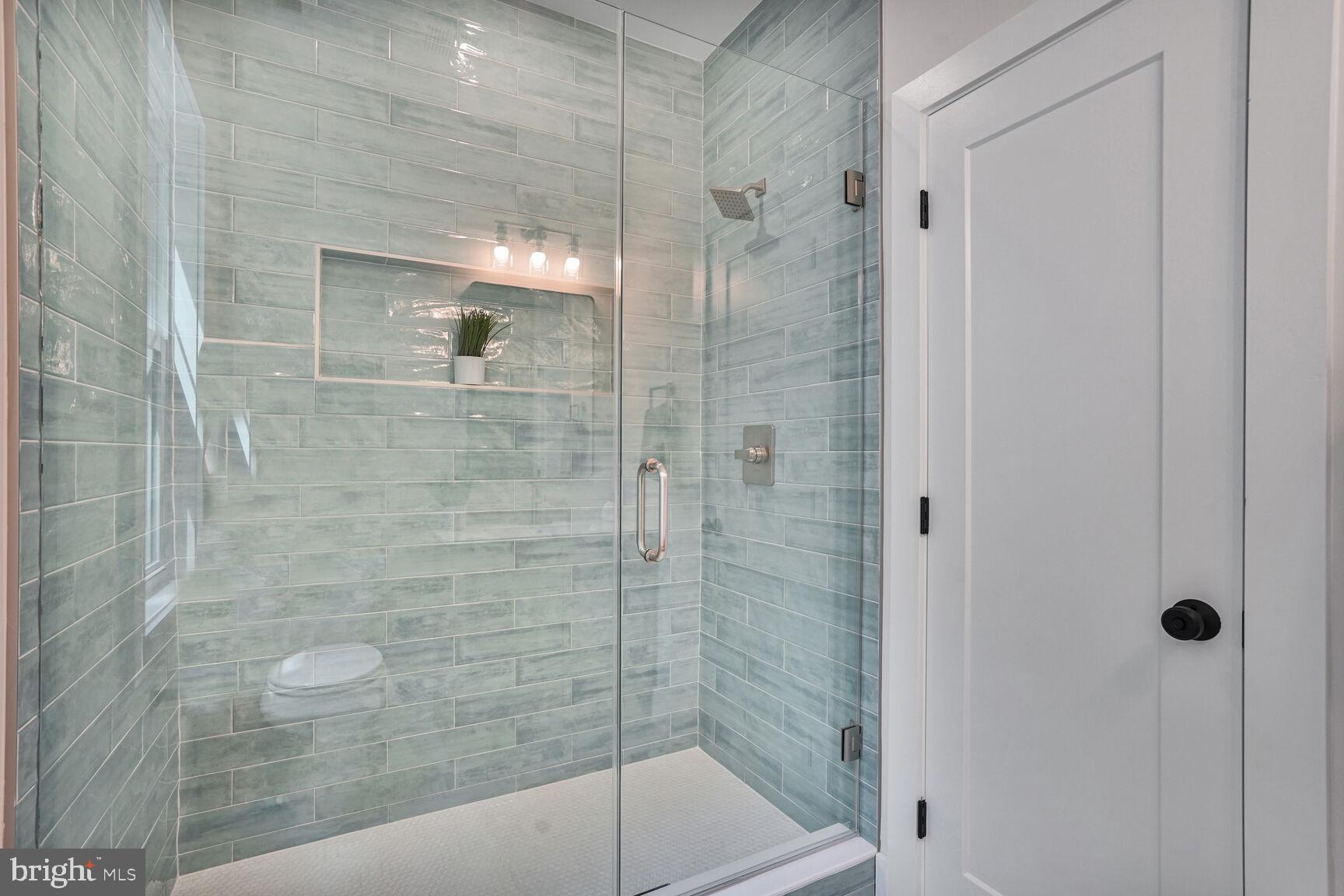 423 North Cleveland Street Arlington, VA 22201 - Photo 21 of 39 Main level walk-in shower
