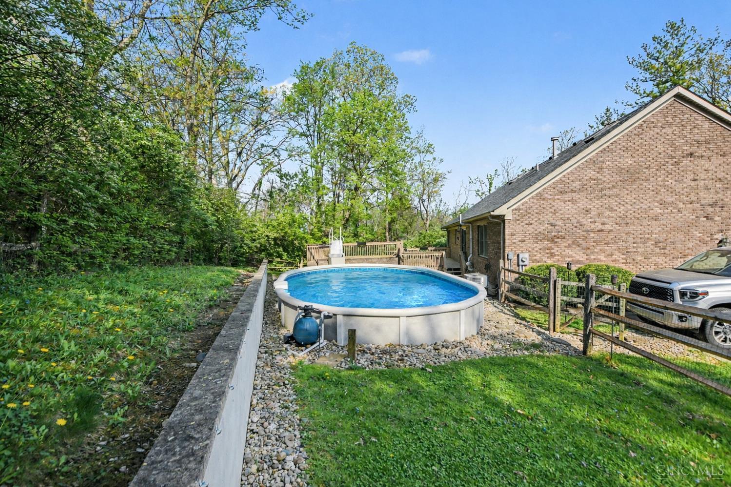 3623 Reemelin Road Cincinnati, OH 45211 - Photo 27 of 27 Virtual staged showing pool in service.
