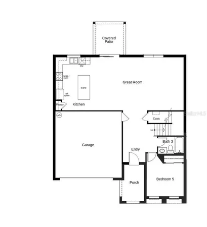 a picture of a floor plan