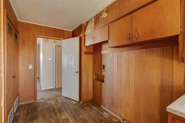 a view of an empty room