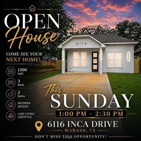 $210,000 | 6116 Inca Drive, Mabank, TX 75156