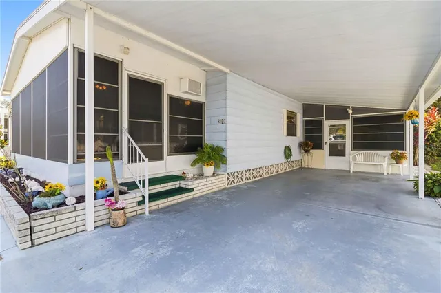 a view of a house with a outdoor space