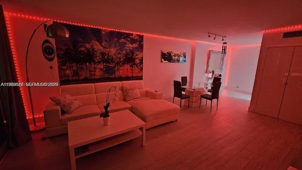 a view of an entryway of a building