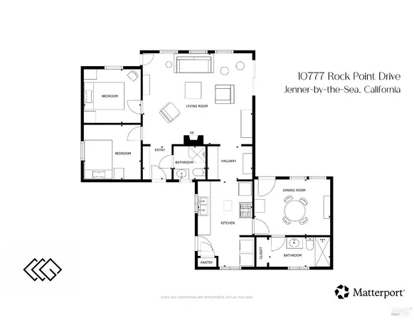 $1,182,000 | 10777 Rock Point Drive, Jenner, CA 95450