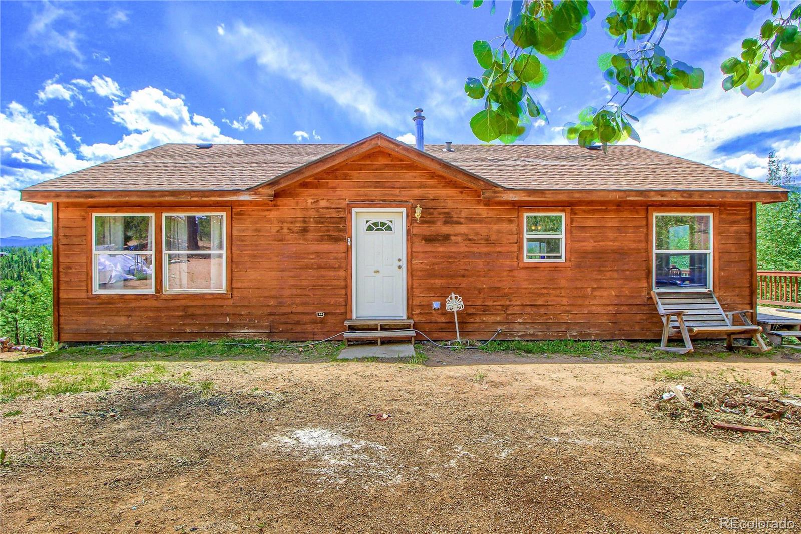 399 Buffum Street Bailey, CO 80421 - Photo 29 of 30 a view of a house with a yard