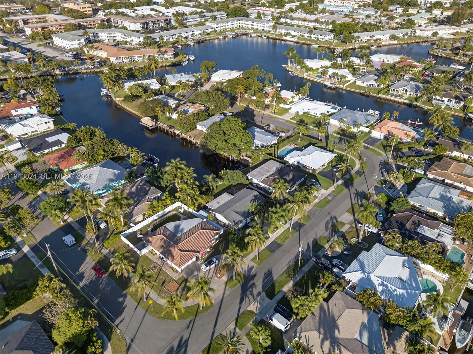 371 Southeast 3rd Street Pompano Beach, FL 33060 - Photo 12 of 87 an aerial view of residential houses with outdoor space