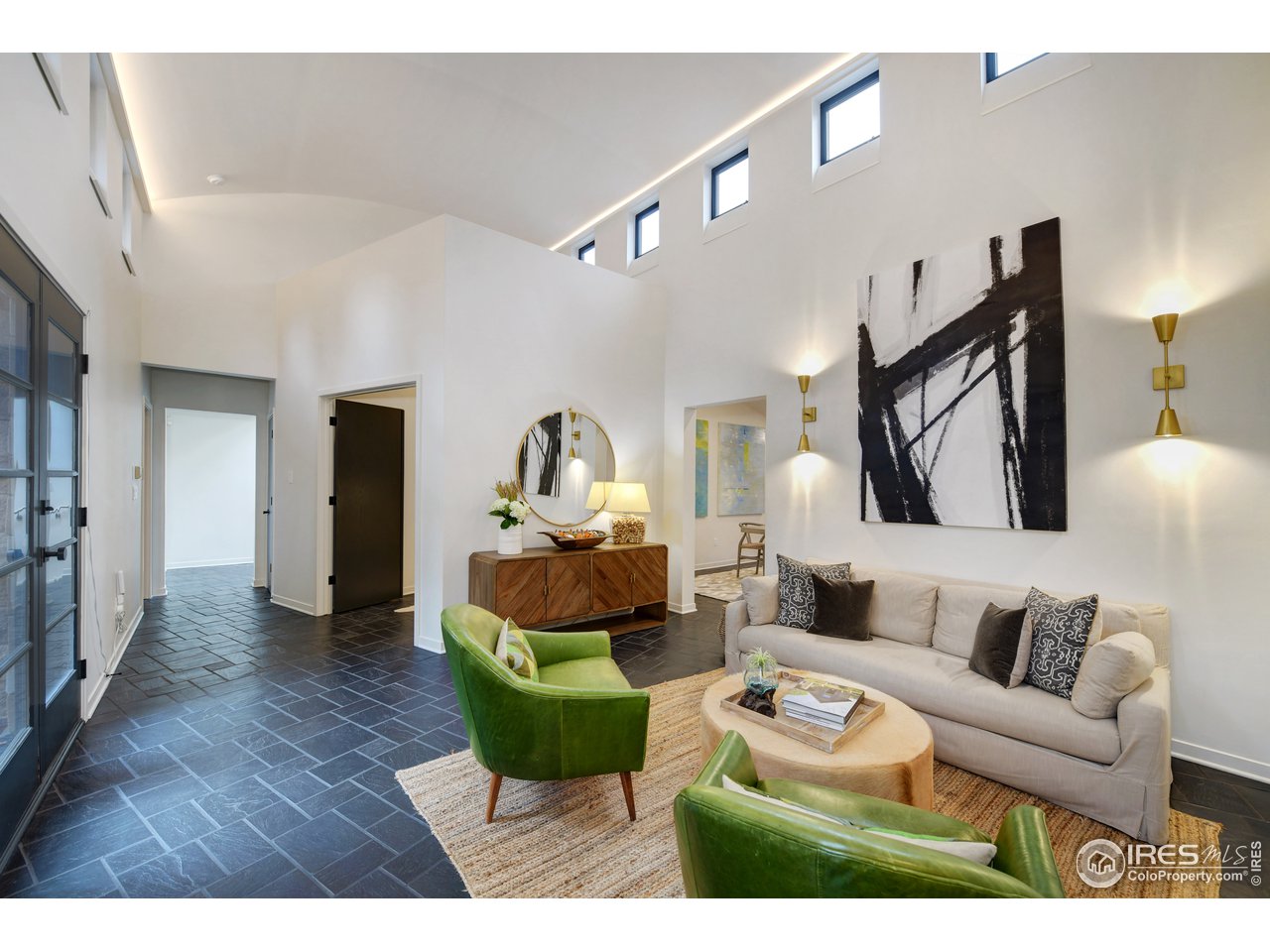 505 Geneva Avenue Boulder, CO 80302 - Photo 18 of 40 a living room with furniture and a wooden floor