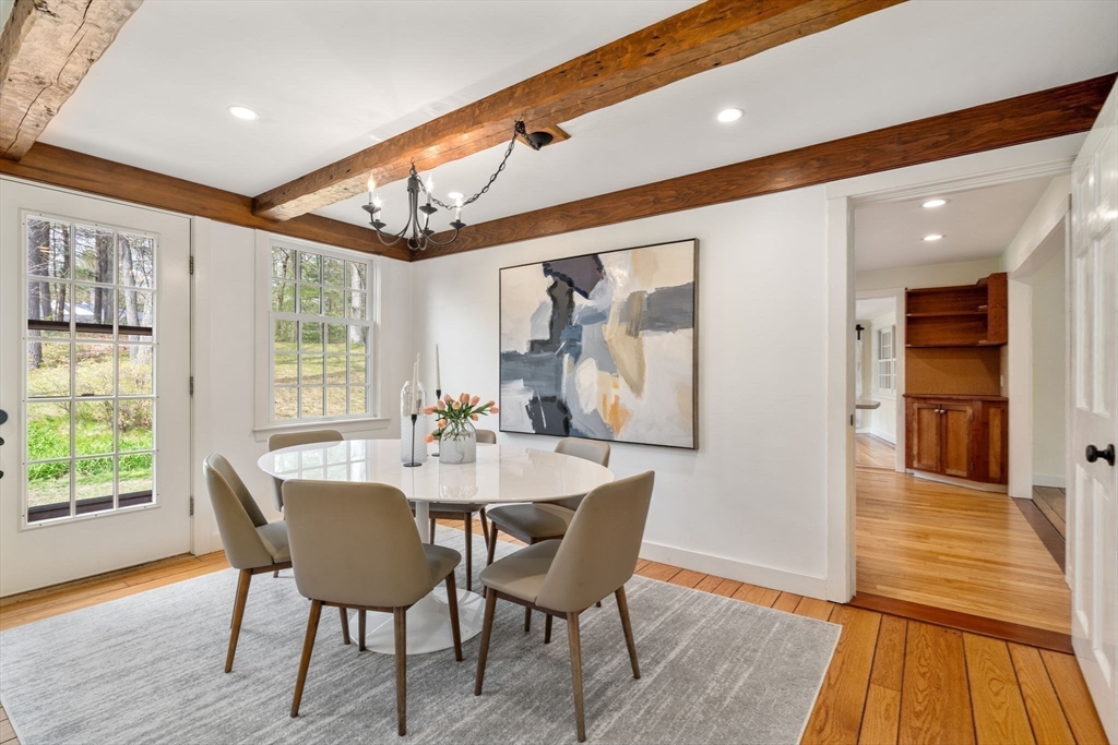 8 Todd Pond Road Lincoln, MA 01773 - Photo 9 of 29 a dining room with furniture and wooden floor