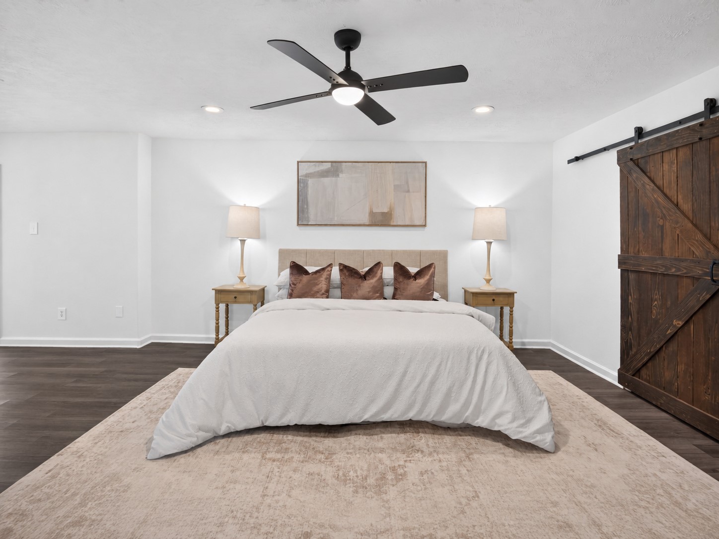 8002 Lichen Lane Spring, TX 77379 - Photo 25 of 47 You will love all the bright lights that enhance the primary bedroom.