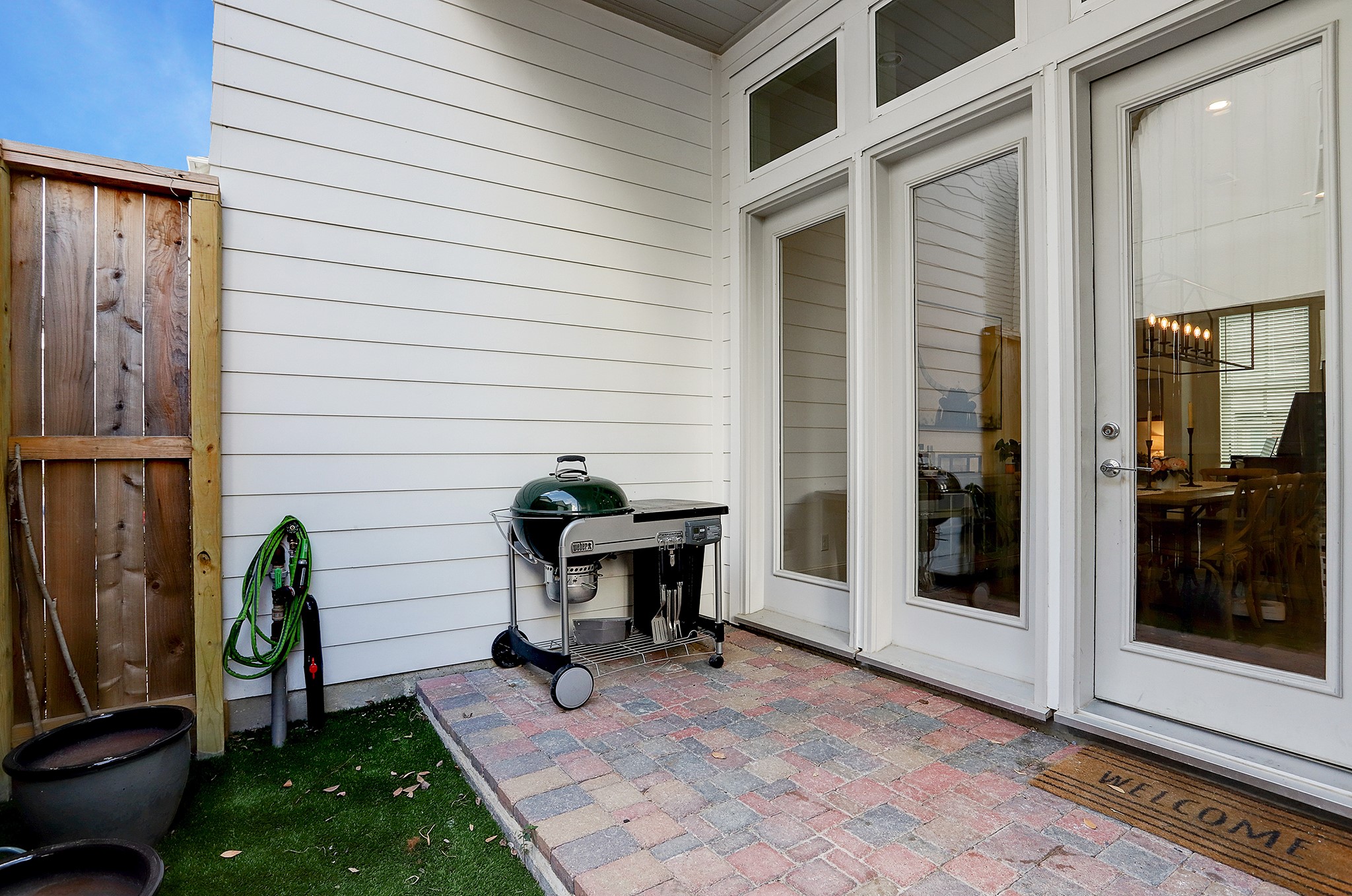 2512 Hollister Road Houston, TX 77080 - Photo 27 of 41 Covered back patio with gas hookup