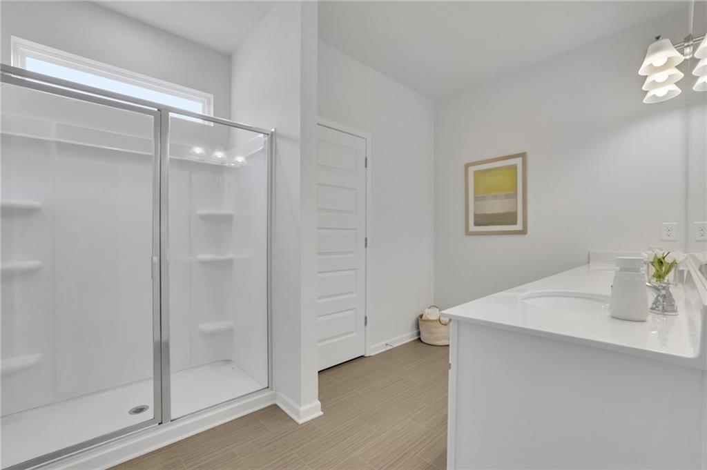 803 Dundee Way Cartersville, GA 30121 - Photo 26 of 37 a view of bathroom with dual sinks