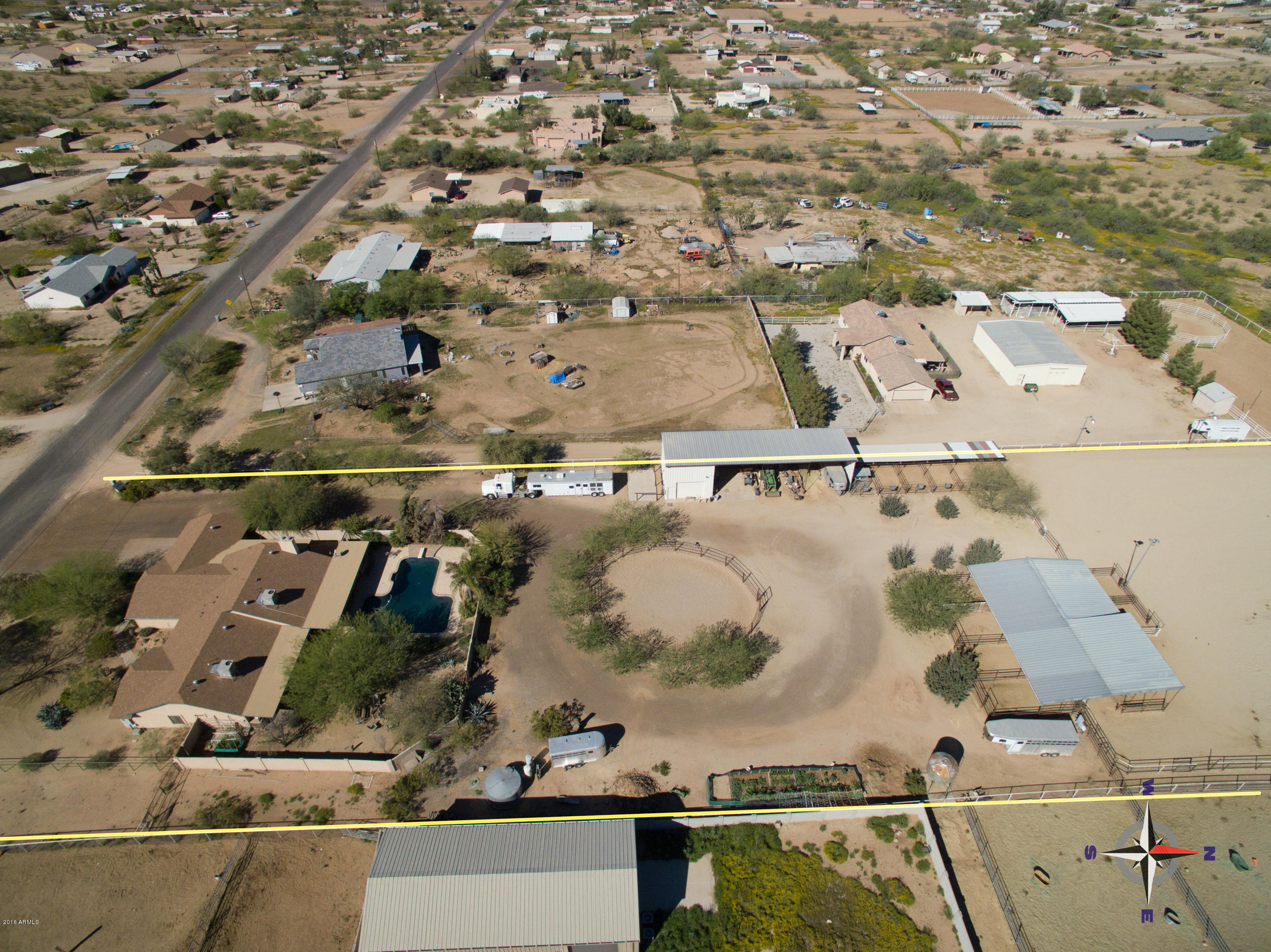 1112 East Maddock Road Phoenix, AZ 85086 - Photo 53 of 53 maddock view to west airiel