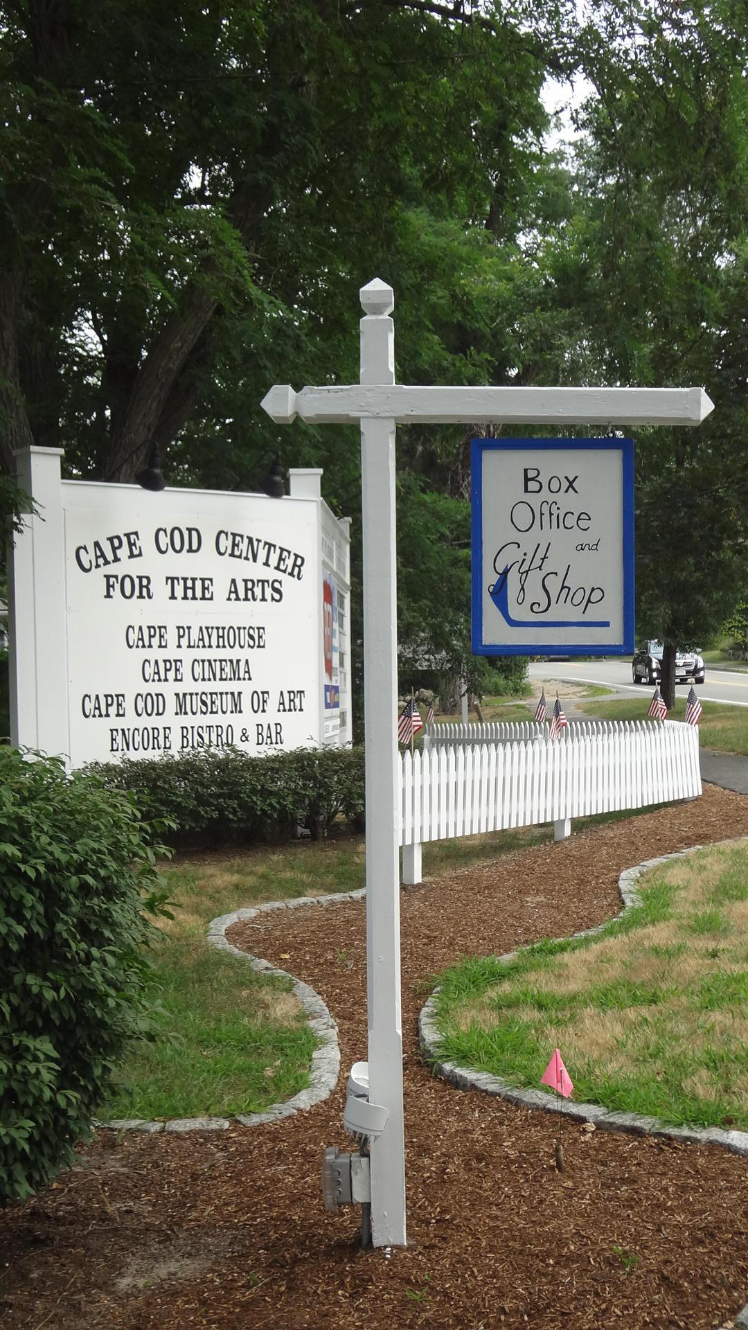 683 Old Post (rt 6a Main St ) Road, Unit 16 Dennis, MA 02638 - Photo 22 of 23 a sign on the side of a road