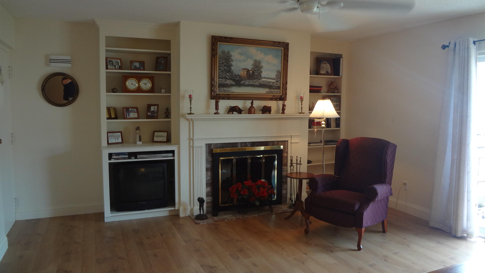 683 Old Post (rt 6a Main St ) Road, Unit 16 Dennis, MA 02638 - Photo 5 of 23 a living room with furniture and a fireplace