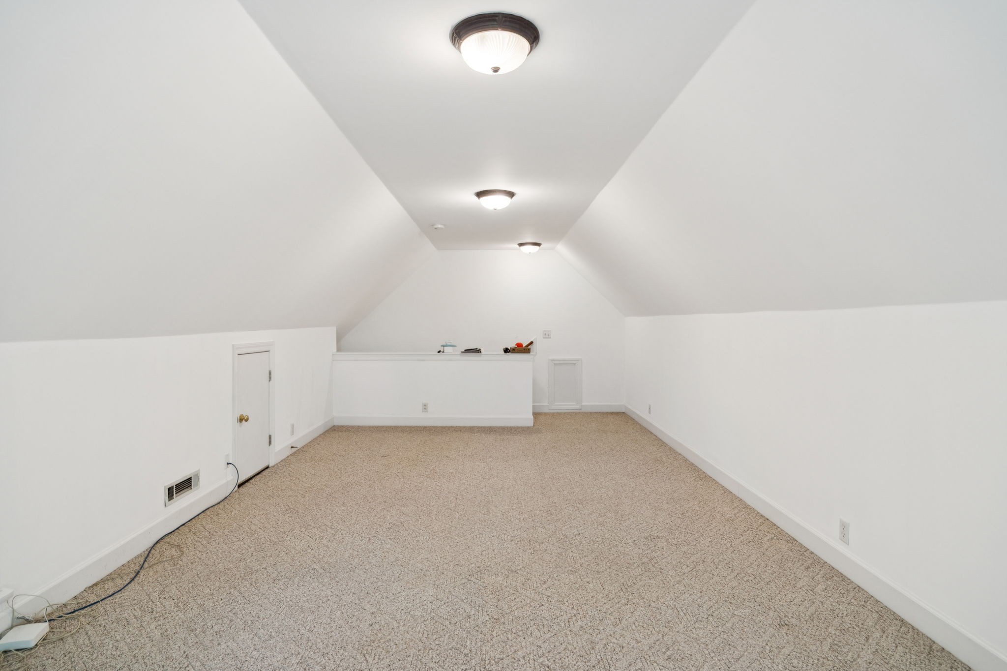 1387 Floyd Road Eagleville, TN 37060 - Photo 56 of 100 an empty room with white walls and chandelier fan