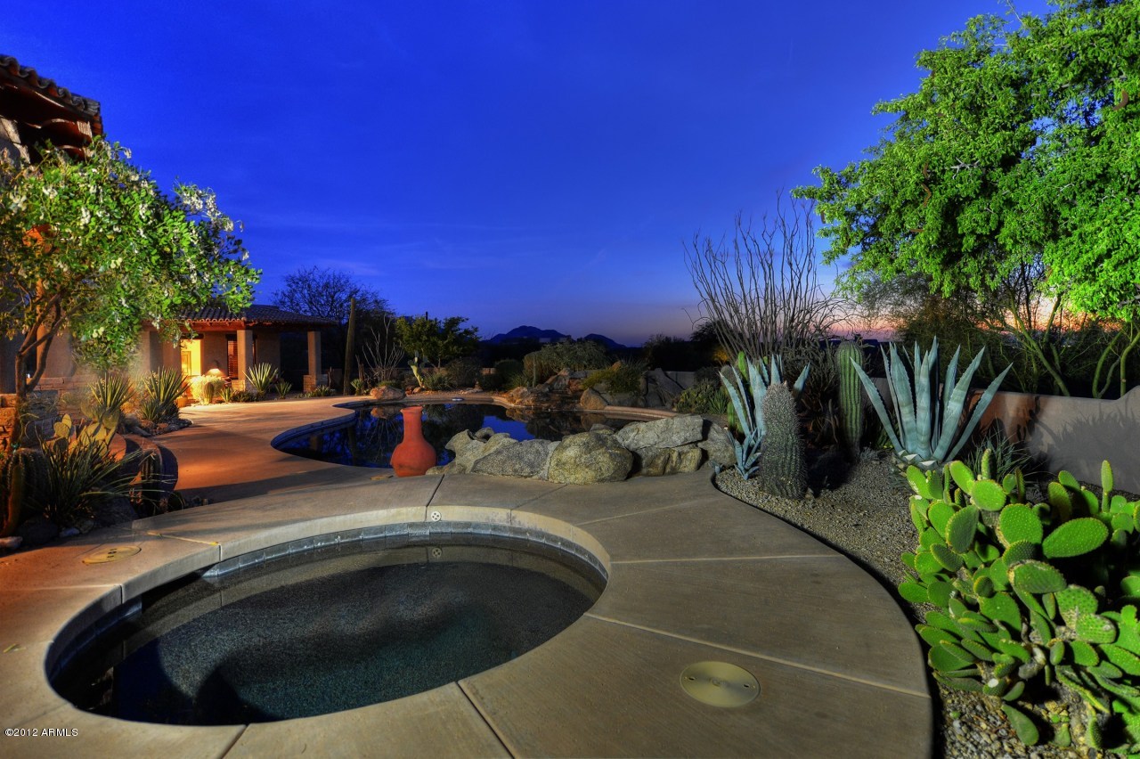 10040 East Happy Valley Road, Unit 431 Scottsdale, AZ 85255 - Photo 21 of 33 Spa Sunset