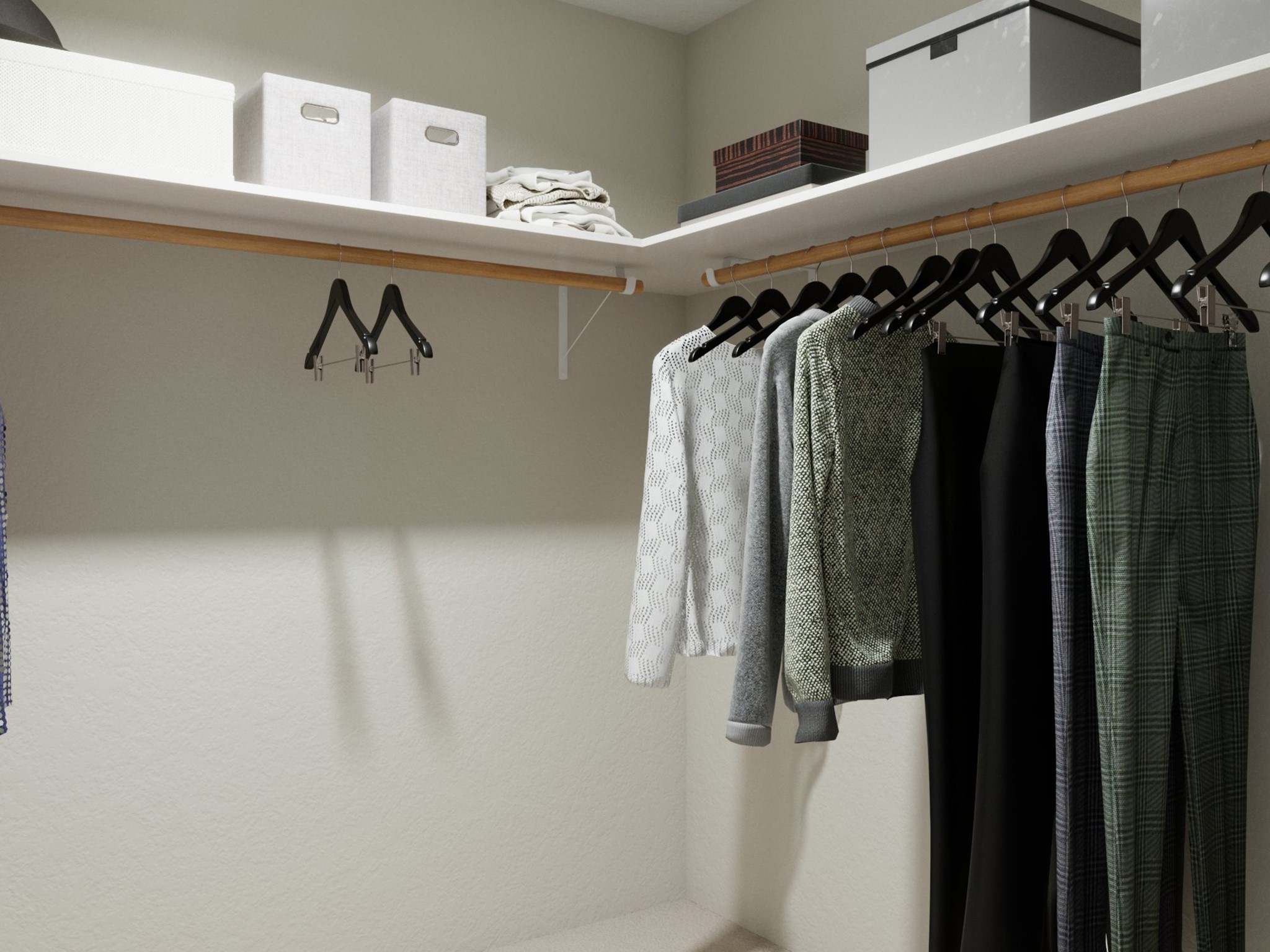 13663 Kit Run Splendora, TX 77372 - Photo 24 of 32 a close view of walk in closet