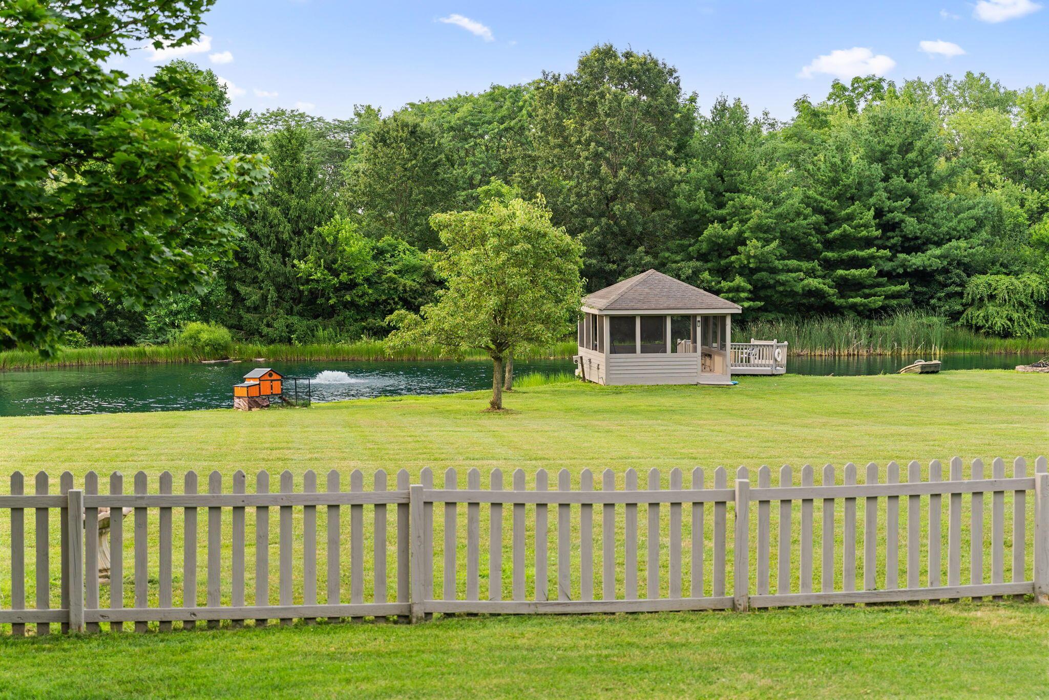 12907 Woodtown Road Galena, OH 43021 - Photo 97 of 117 Gazebo & Pond