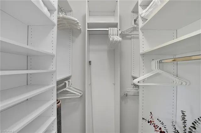 a view of walk in closet