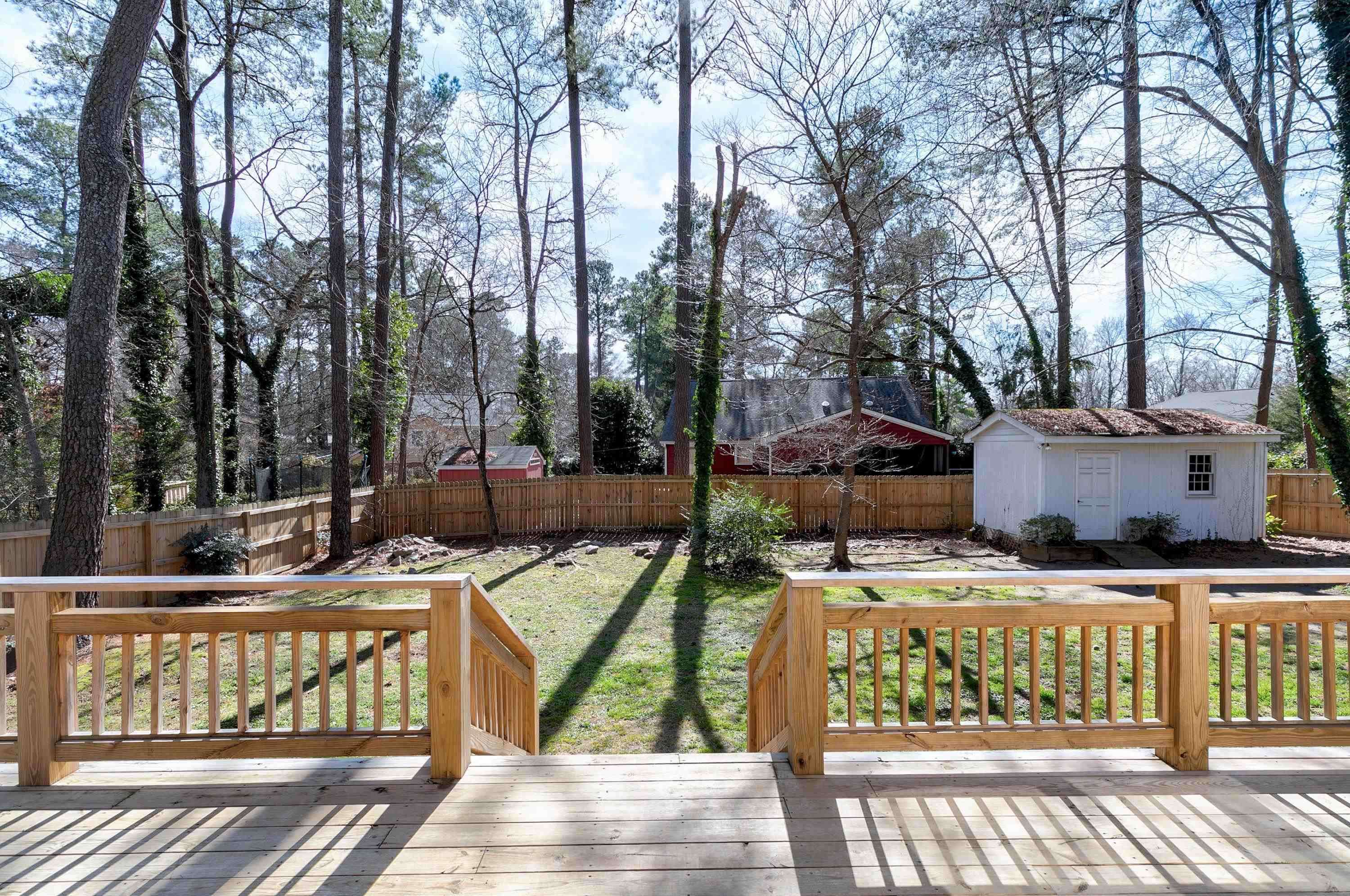 2012 Port Royal Road Raleigh, NC 27609 - Photo 29 of 36 New oversized Deck