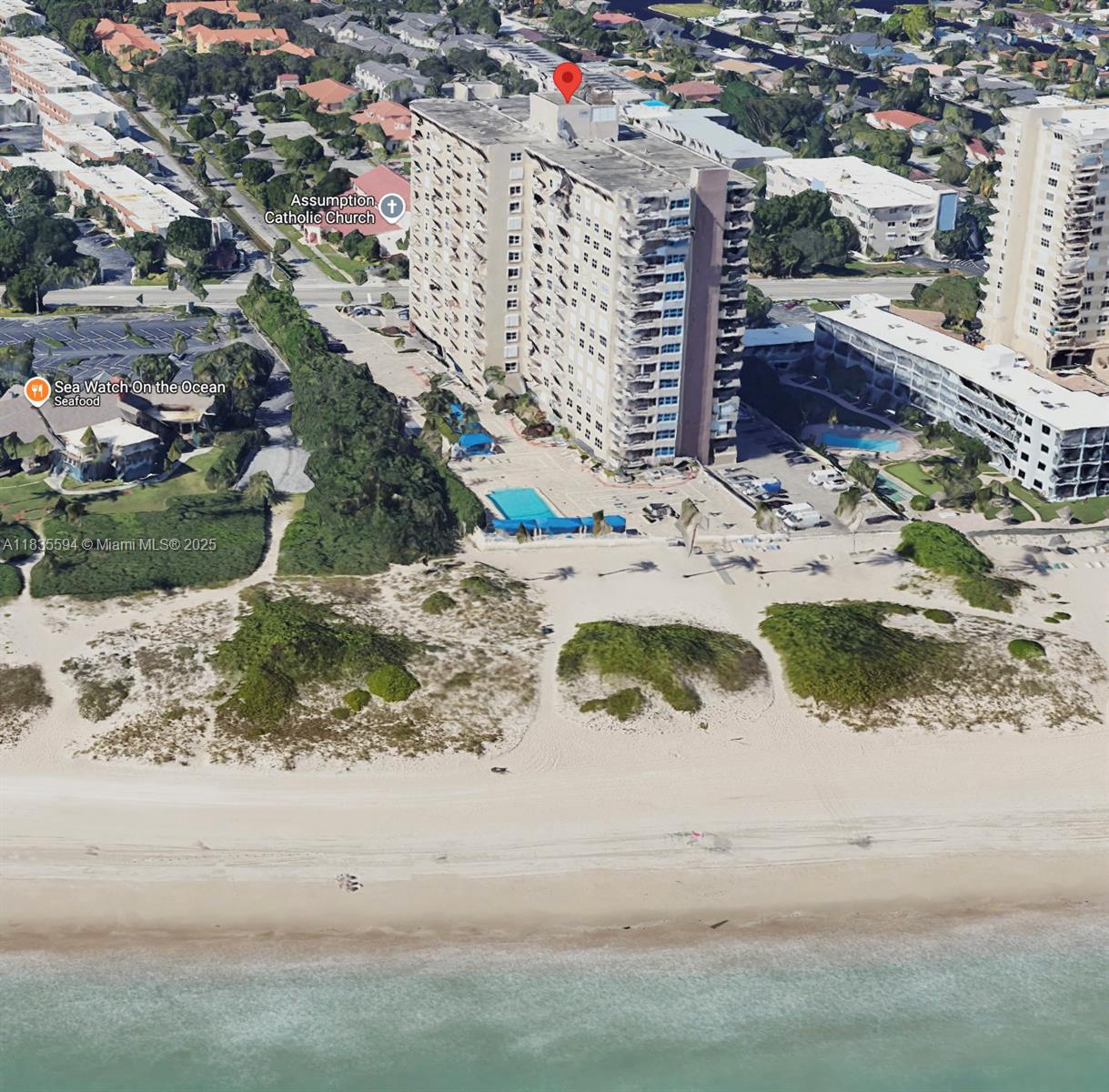 2000 South Ocean Boulevard, Unit 16P Lauderdale-by-the-Sea, FL 33062 - Photo 20 of 31 a view of swimming pool with a yard