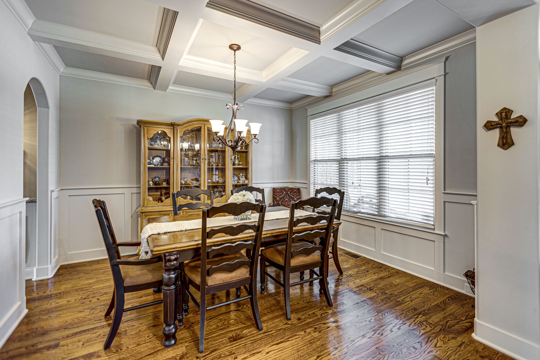 6005 Canberra Court Spring Hill, TN 37174 - Photo 14 of 55 a view of a dining room with furniture window and wooden floor