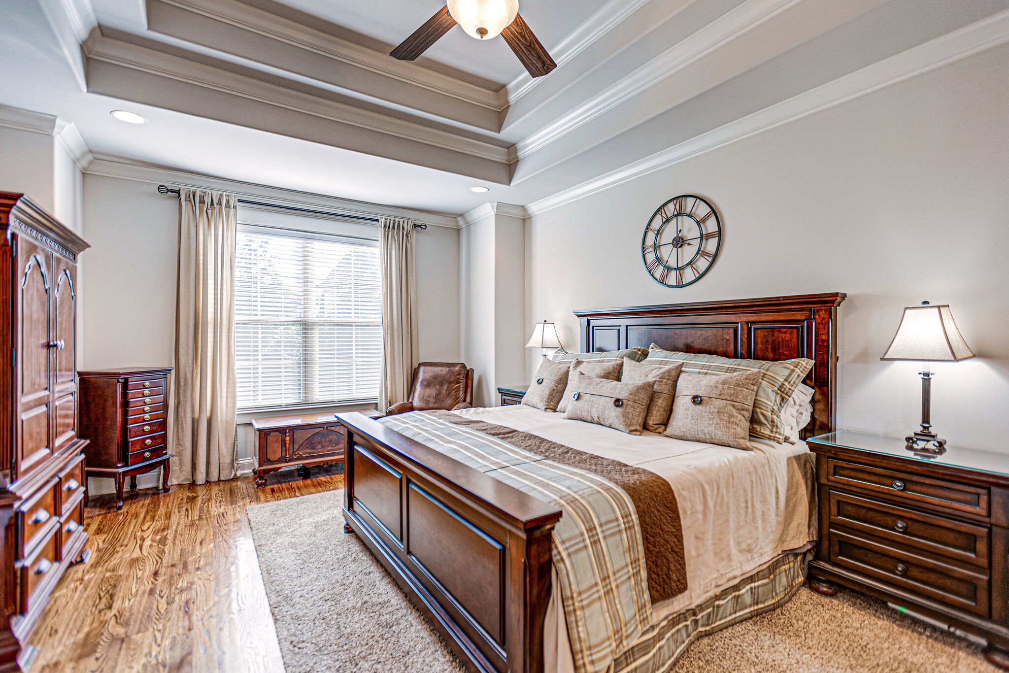 6005 Canberra Court Spring Hill, TN 37174 - Photo 22 of 55 a bedroom with a bed and a table in it with window