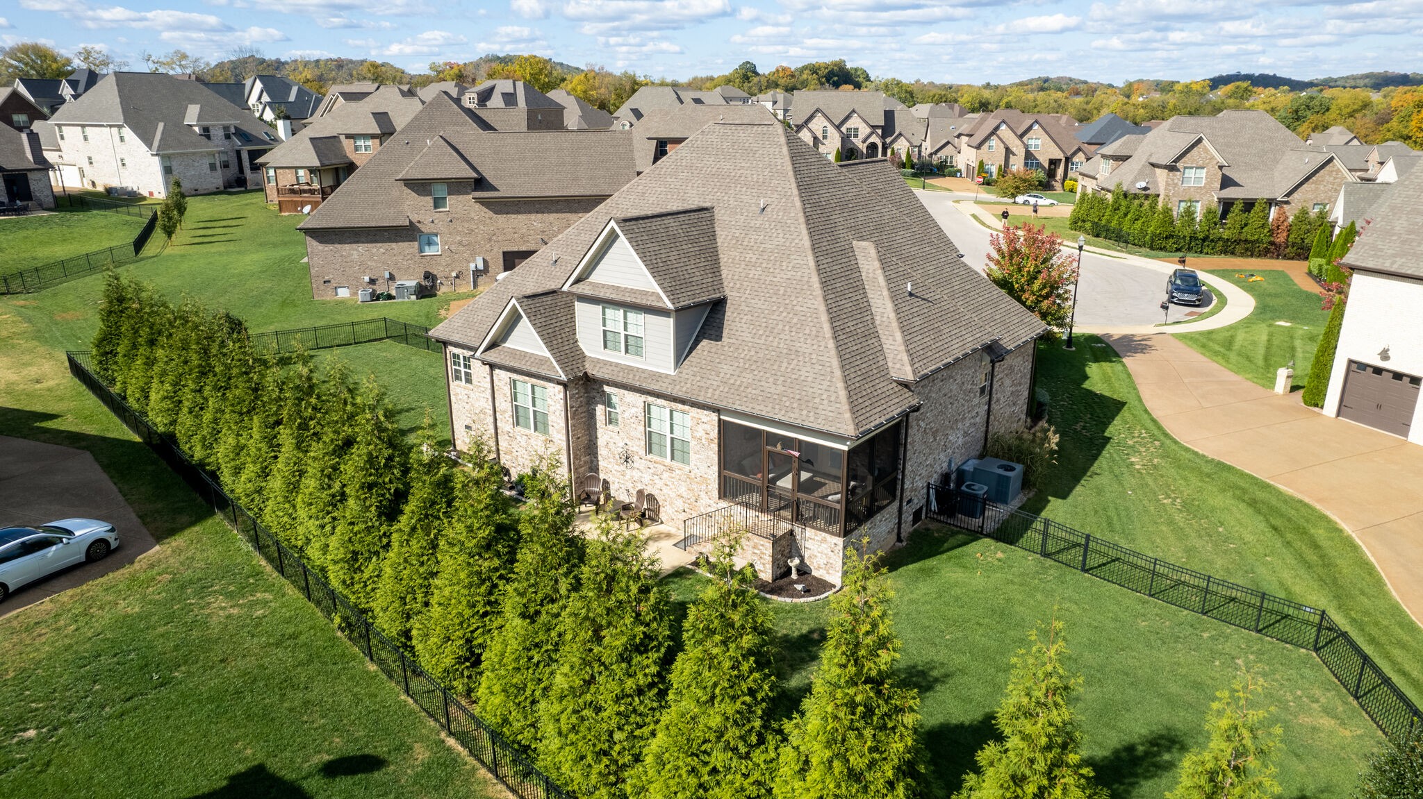 6005 Canberra Court Spring Hill, TN 37174 - Photo 49 of 55 an aerial view of residential houses with outdoor space