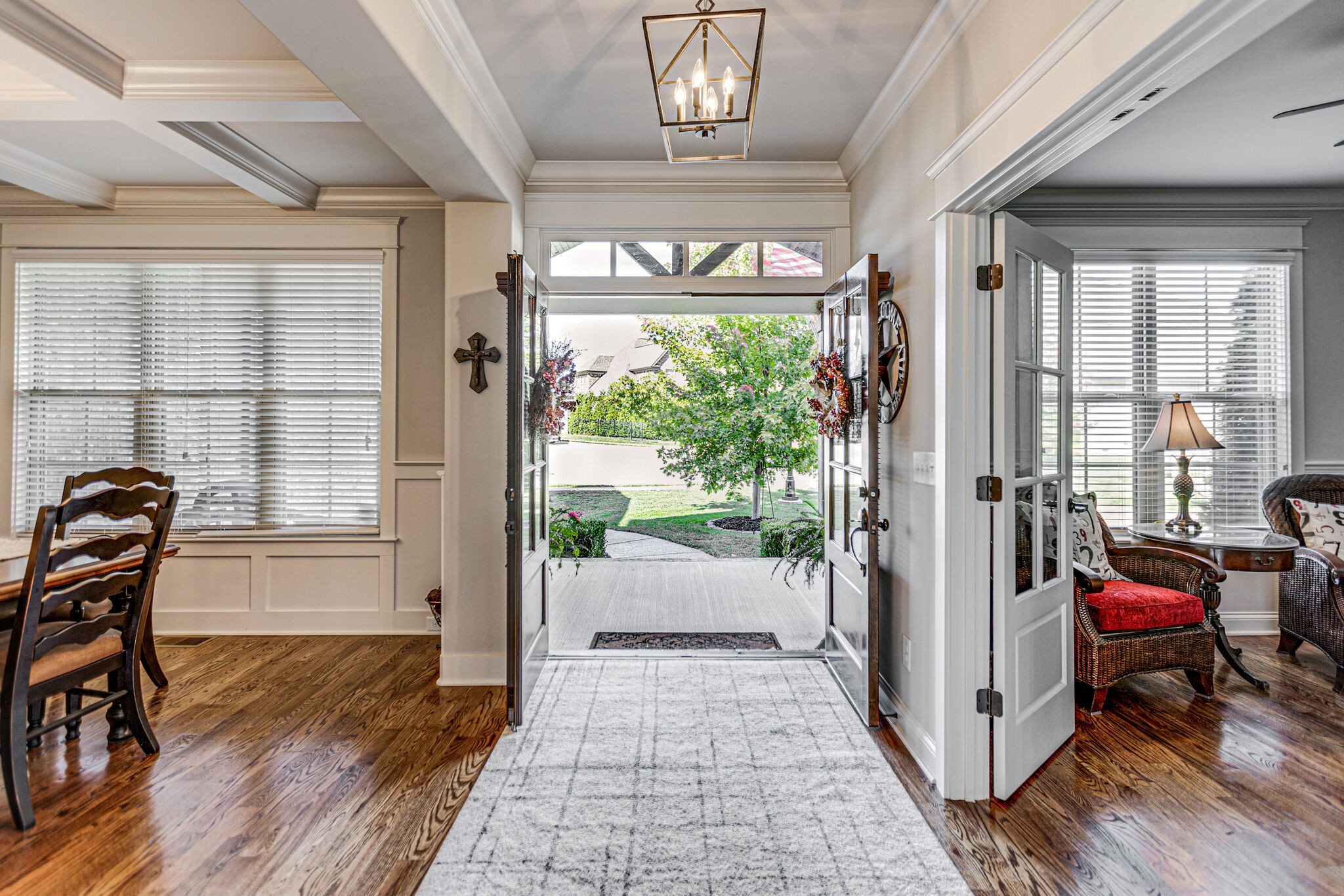 6005 Canberra Court Spring Hill, TN 37174 - Photo 5 of 55 a living room with furniture and a floor to ceiling window