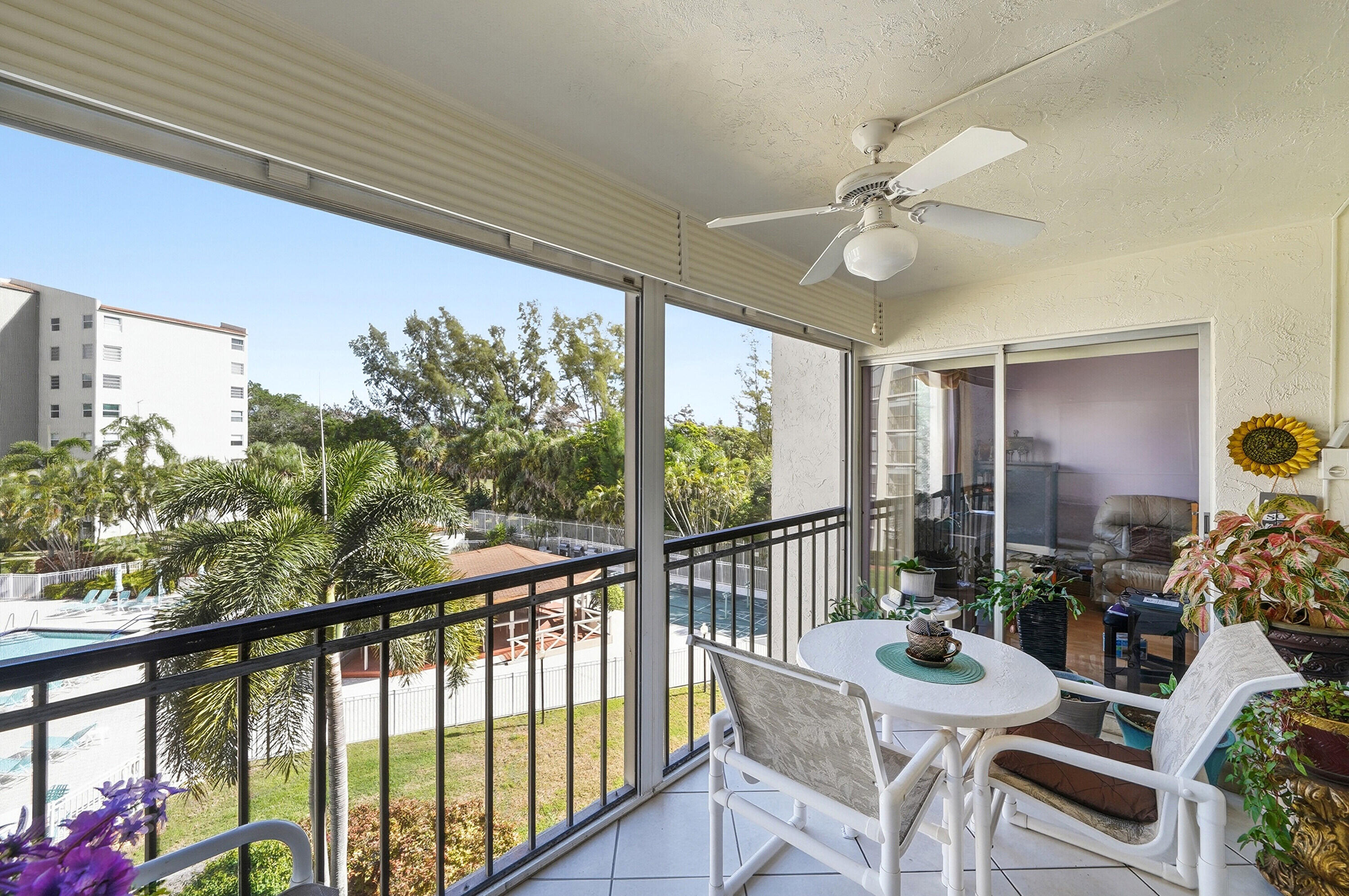 3920 Inverrary Boulevard, Unit 403C Lauderhill, FL 33319 - Photo 25 of 29 a view of a dining room with furniture window and outside view
