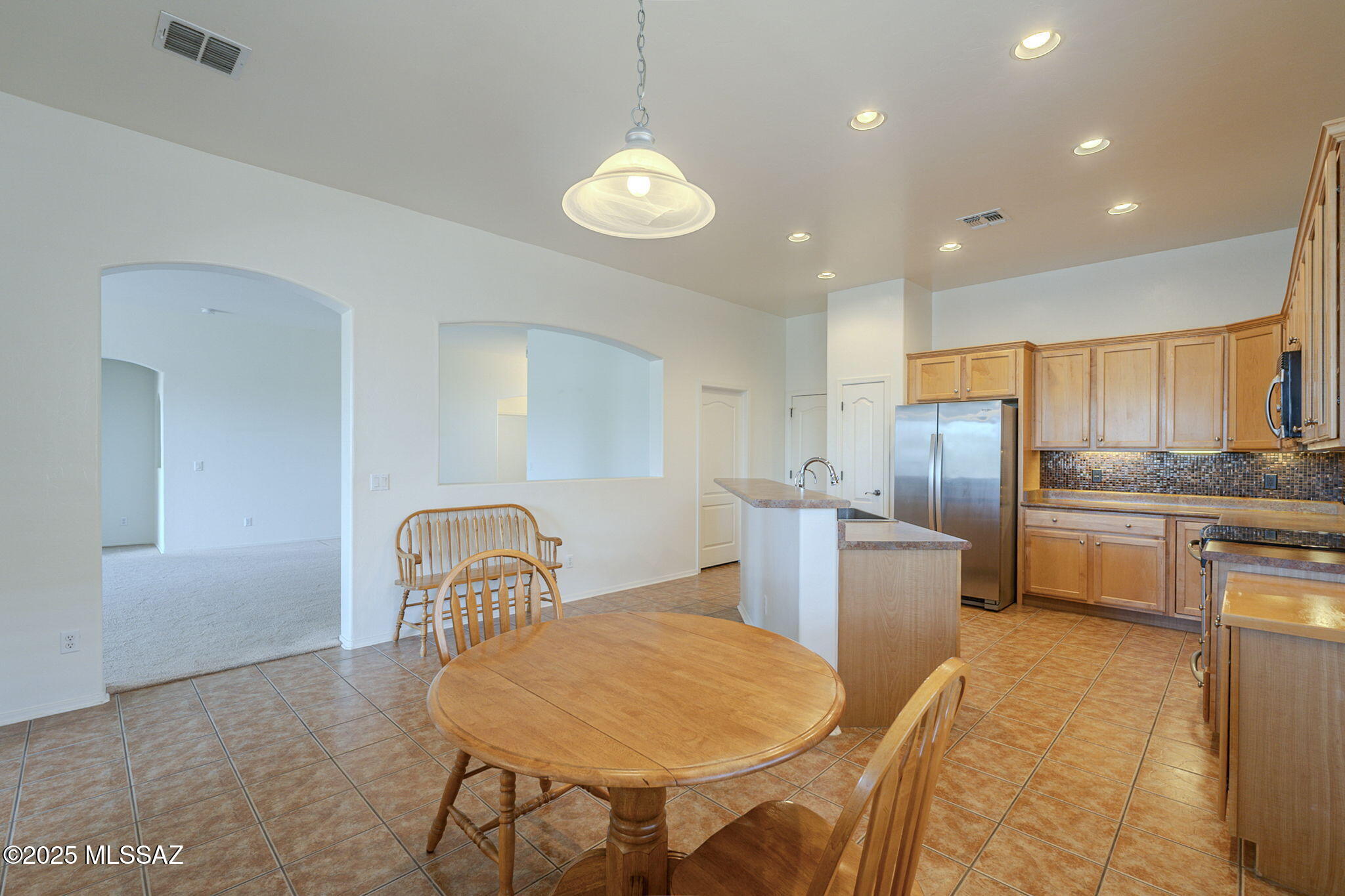 3634 South Desert Lantern Road Tucson, AZ 85735 - Photo 13 of 41 Kitchen view from Bonus/Formal Dining Room