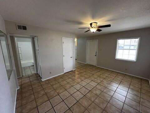 4609 Belton Avenue, Unit B Lubbock, TX 79413 - Photo 3 of 12 an empty room with windows and fan