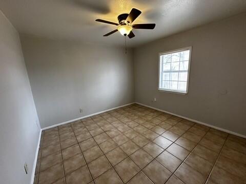 4609 Belton Avenue, Unit B Lubbock, TX 79413 - Photo 10 of 12 a view of a ceiling fan and window in a room
