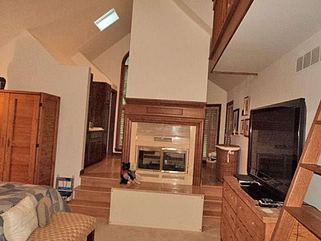 2231 Morrow Road Pittsburgh, PA 15241 - Photo 14 of 25 Master Bedroom has huge custom closet with 2 separate entry doors, cathedral ceilings, step up bath & loft, fireplace
