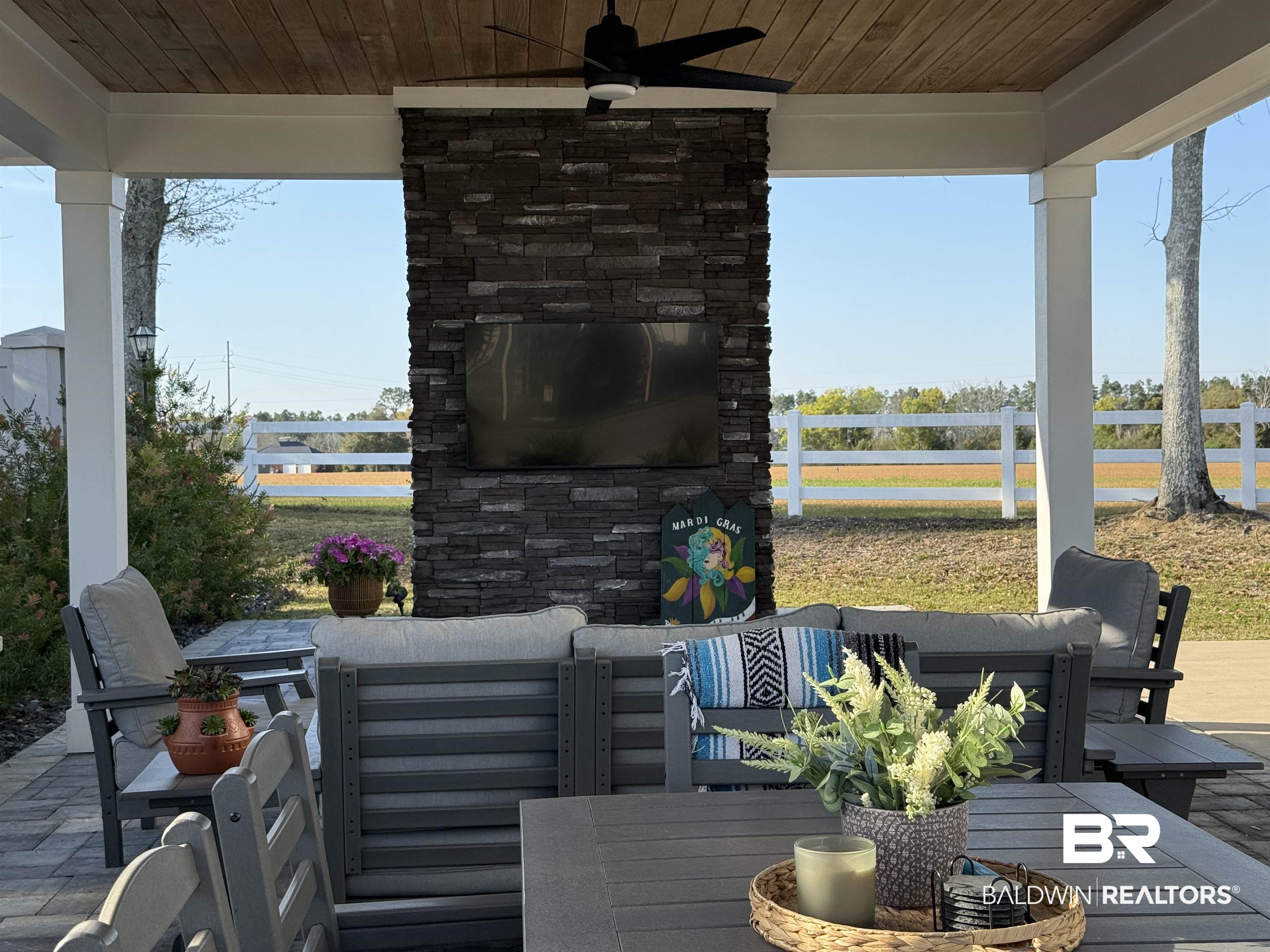 12377 Gateway Drive Elberta, AL 36530 - Photo 14 of 64 View of patio with outdoor furniture and a ceiling fan