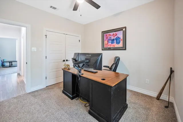 a room with furniture and window