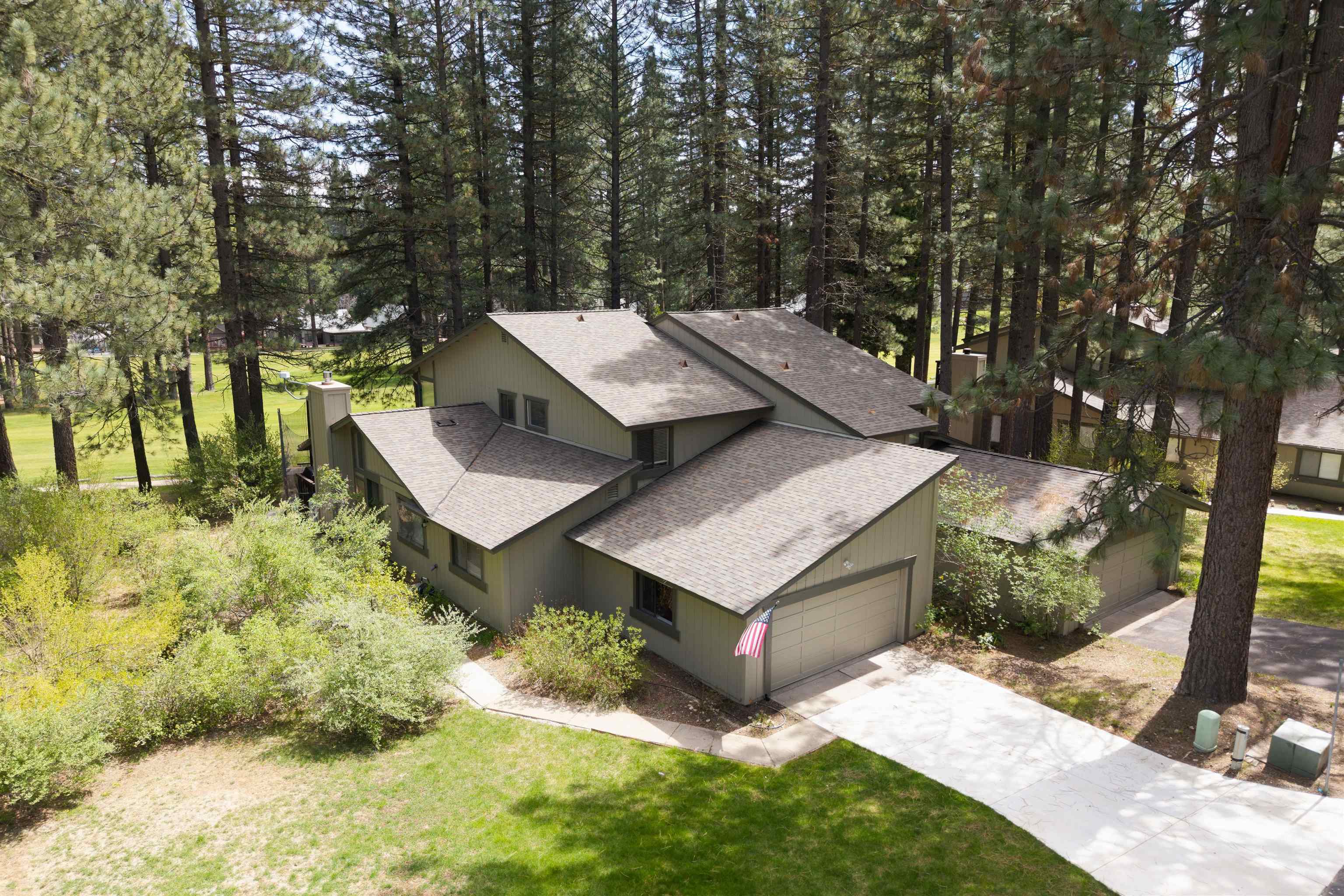 112 Poplar Valley Road Blairsden, CA 96103 - Photo 28 of 28 aerial view of a house with a yard and sitting area