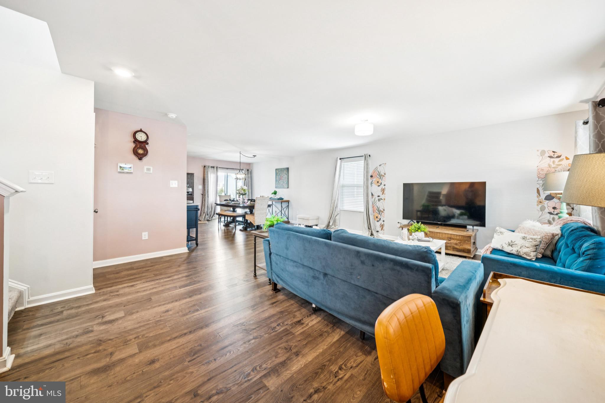 17912 Meriwether Lewis Street Ruther Glen, VA 22546 - Photo 5 of 44 a living room with furniture and a flat screen tv
