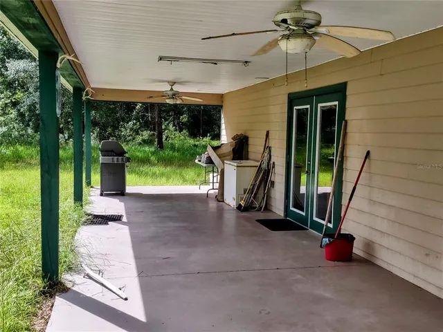a view of an outdoor space and porch