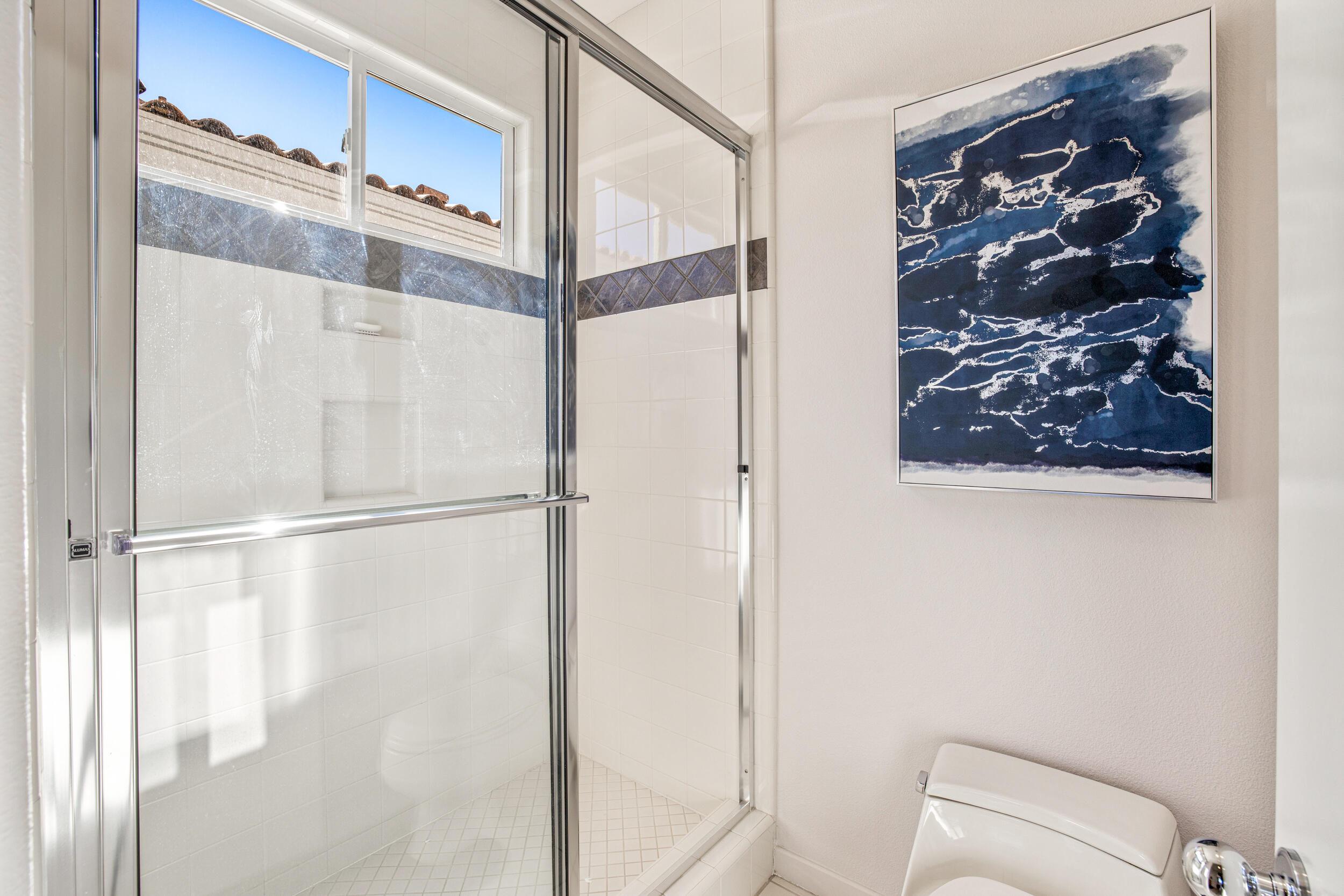 701 Indian Ridge Drive Palm Desert, CA 92211 - Photo 30 of 40 a bathroom with a shower and a toilet
