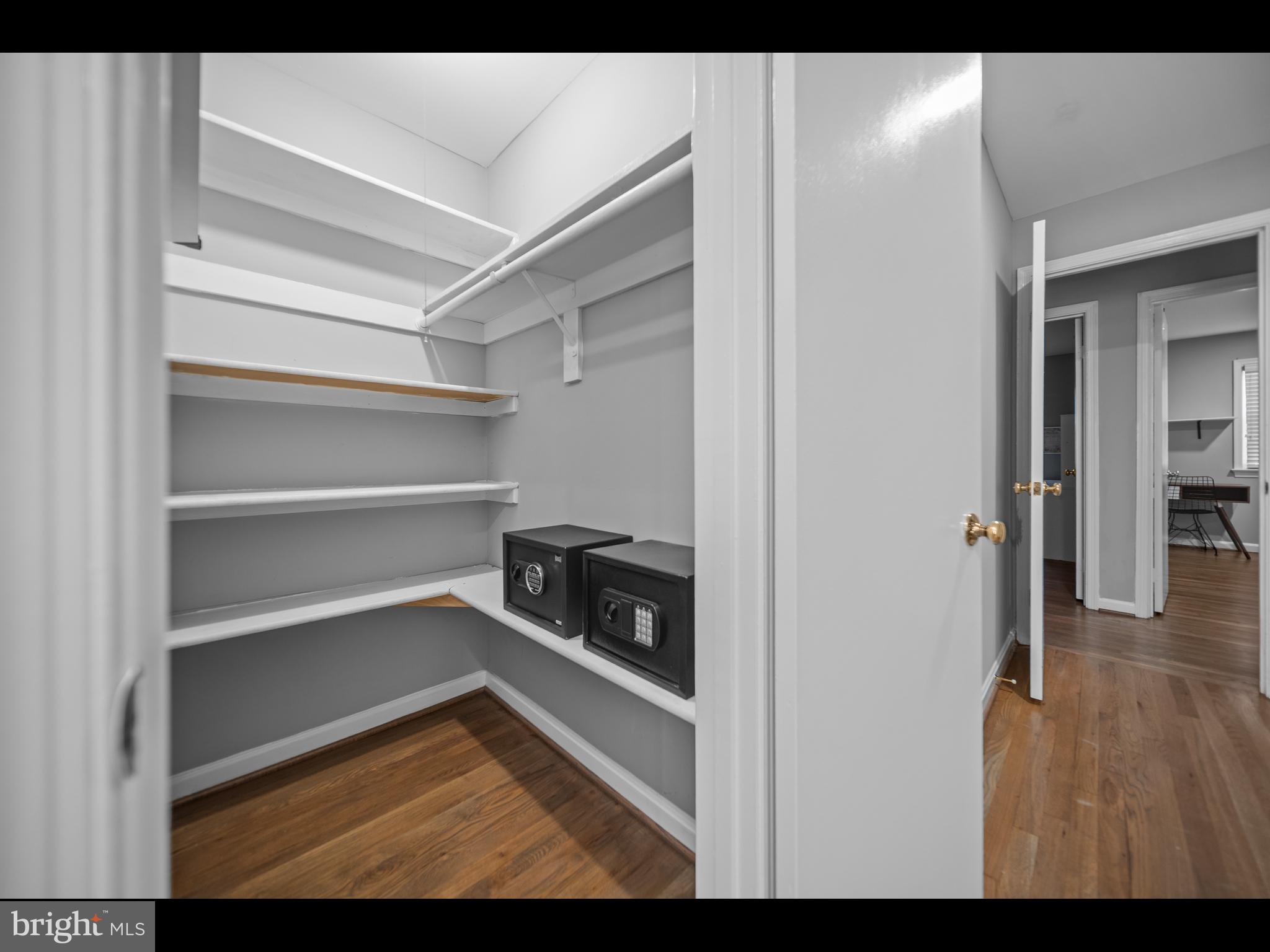 1609 Dunterry Place McLean, VA 22101 - Photo 24 of 36 a view of walk in closet with empty racks