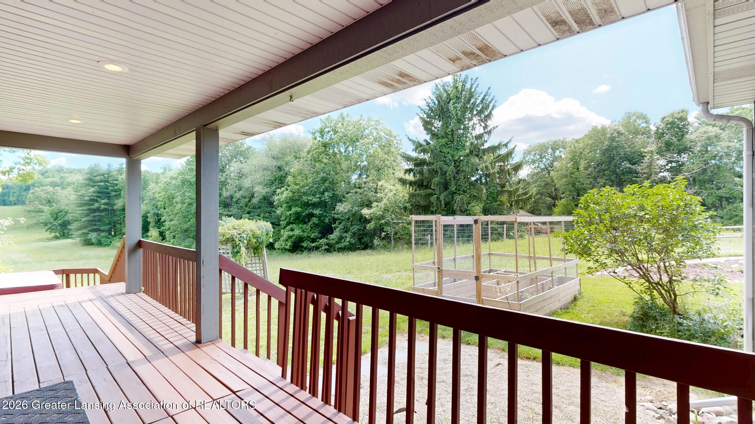 6464 Lounsbury Road Williamston, MI 48895 - Photo 70 of 92 Covered Front Porch Decking