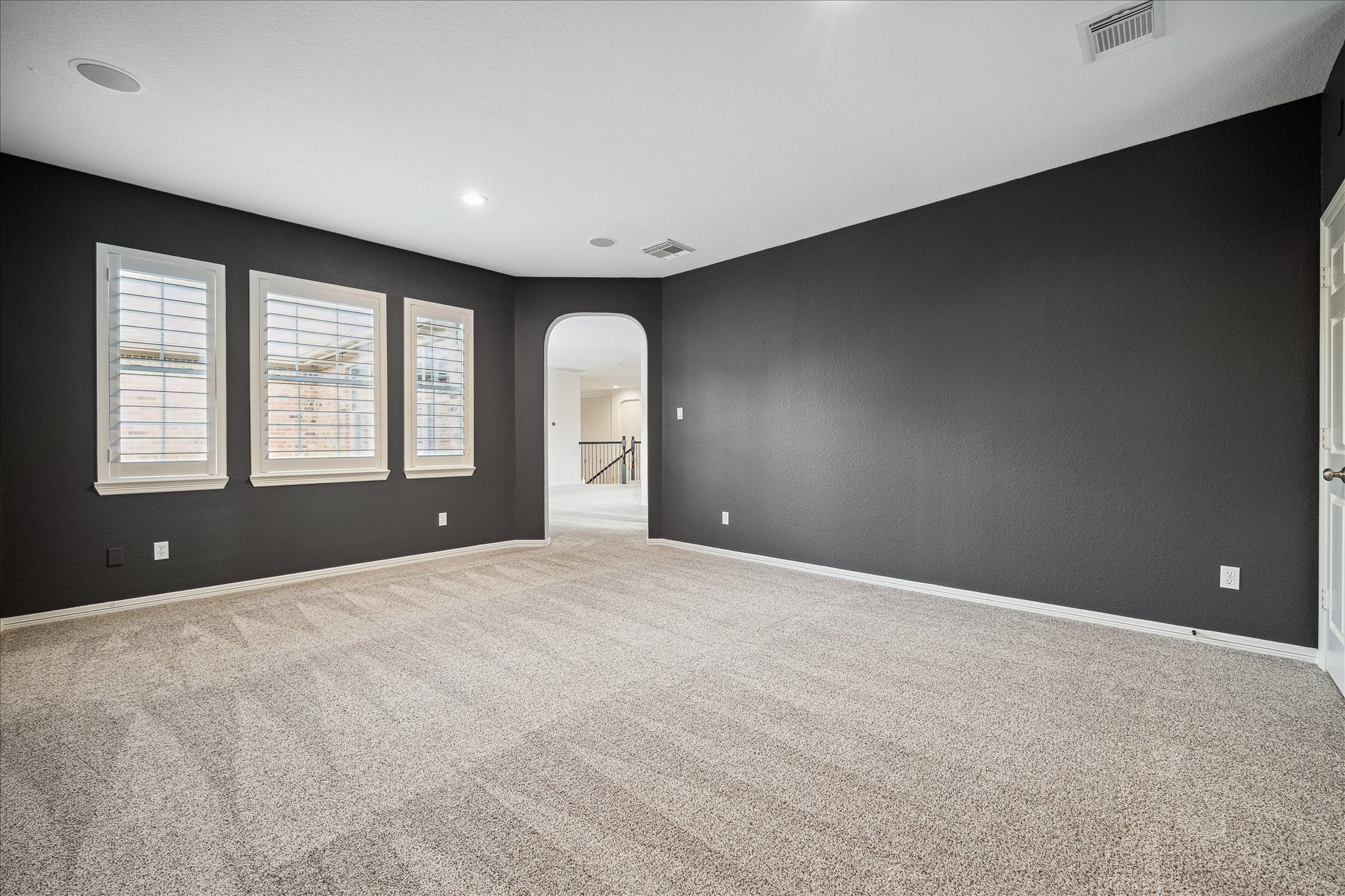 6211 Alameda Point Lane Houston, TX 77041 - Photo 34 of 50 Spacious media room with easy access to the game room and balcony.