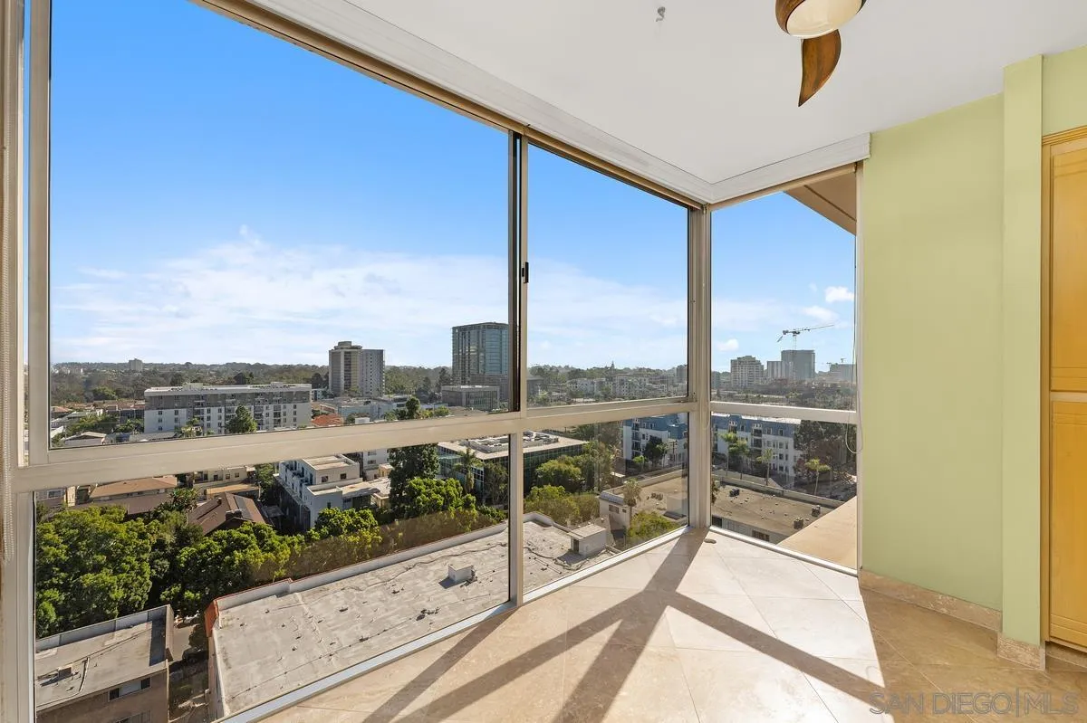 3535 1st Avenue, Unit 15A San Diego, CA 92103 - Photo 22 of 38 a view of a balcony with city