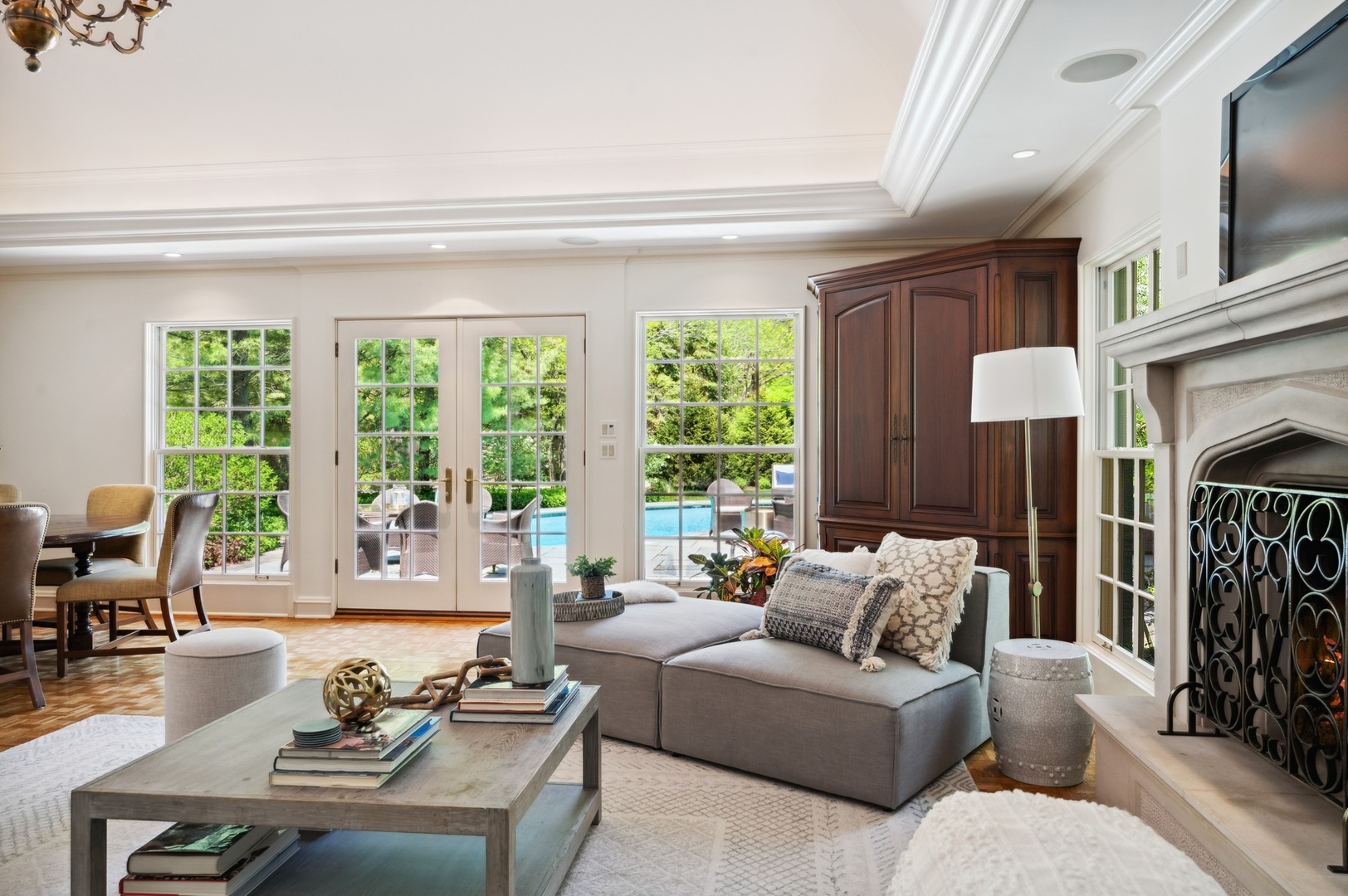 1140 Seneca Road Wilmette, IL 60091 - Photo 20 of 65 a living room with furniture and a large window
