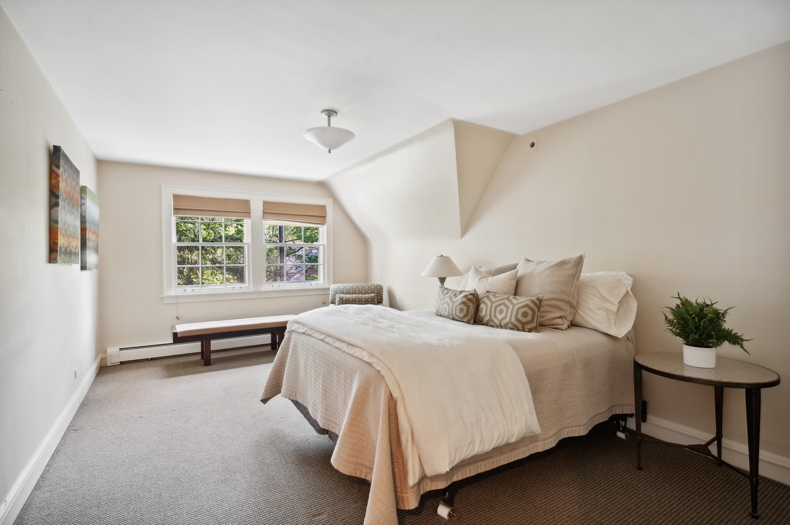 1140 Seneca Road Wilmette, IL 60091 - Photo 41 of 65 a bedroom with a bed and a table chair