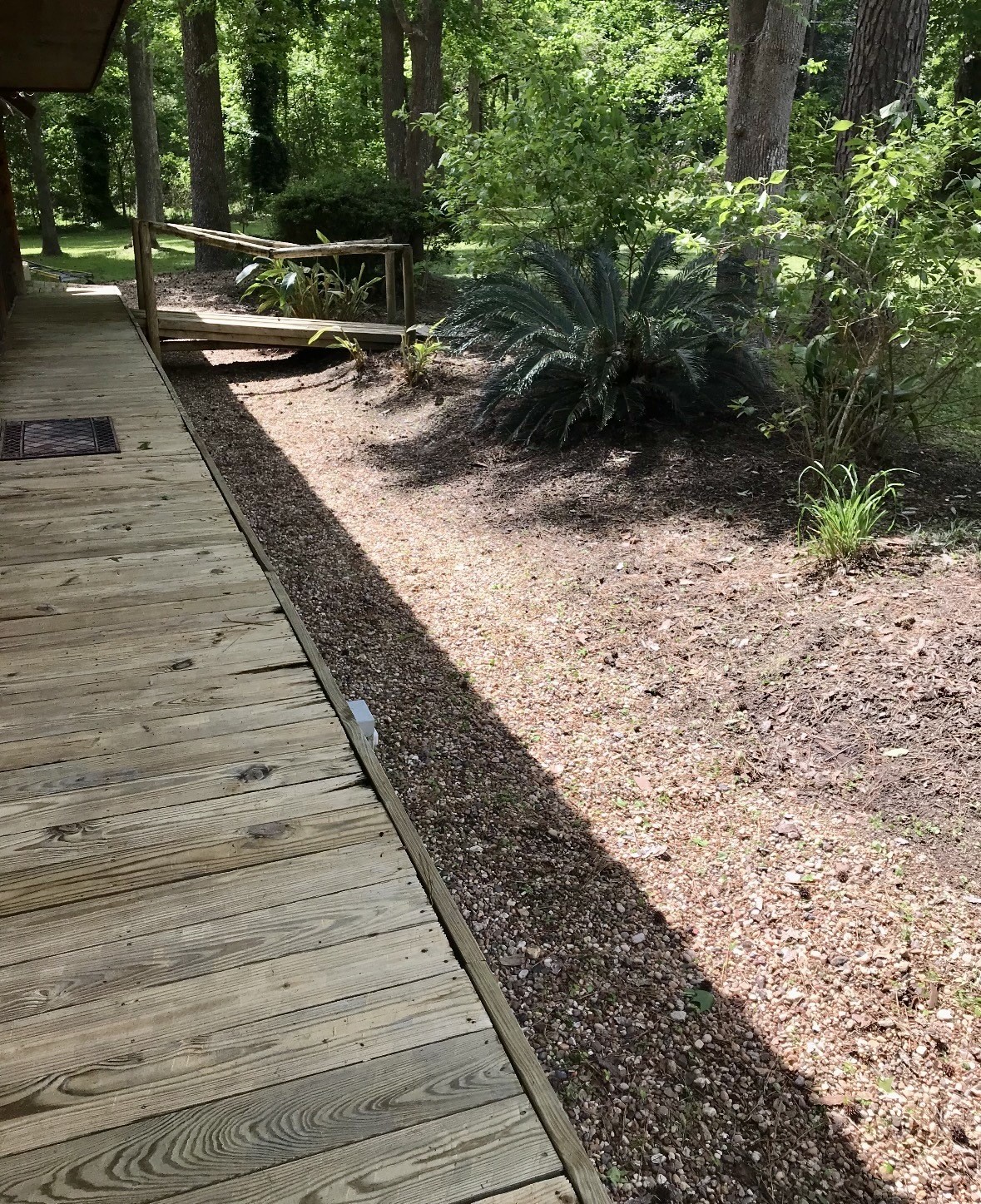 141 Walnut Loop Shepherd, TX 77371 - Photo 27 of 50 Walkway along the side of the home outside-